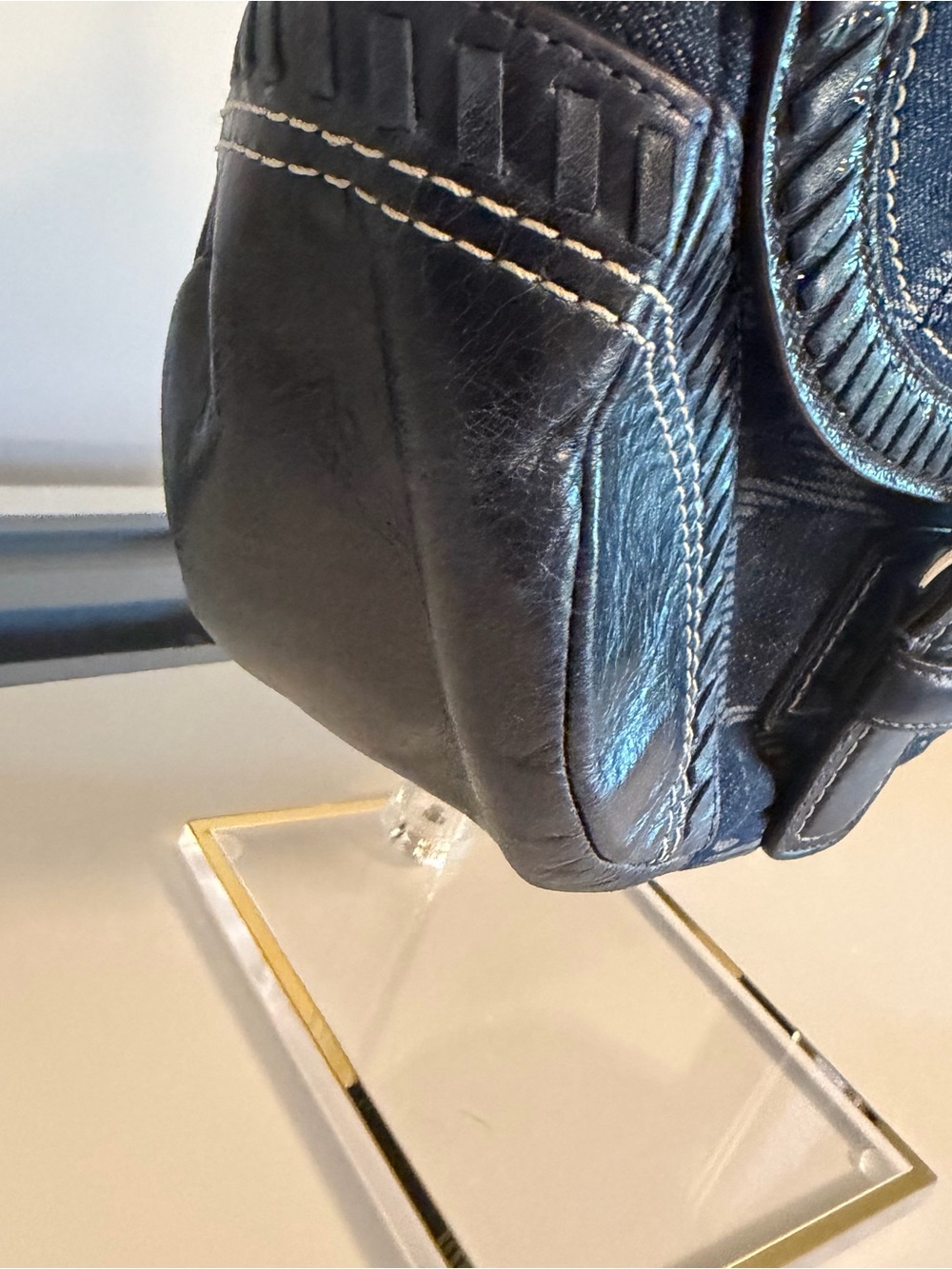 Coach Denim Poppy Hobo Bag - Picture 5 of 10